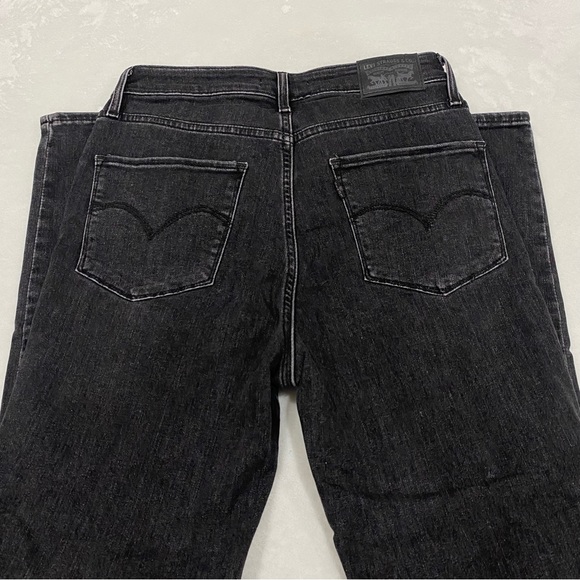 LEVI’S Women’s 721 High Rise Skinny Jeans - distressed black, size W29 L28 - Picture 5 of 12